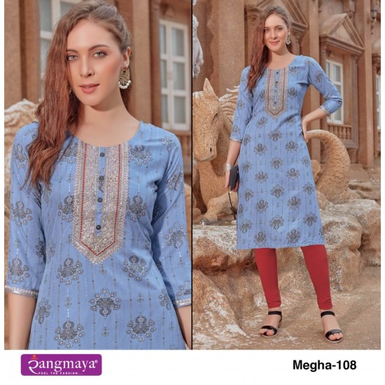 RANGMAYA KURTI MEGHA 