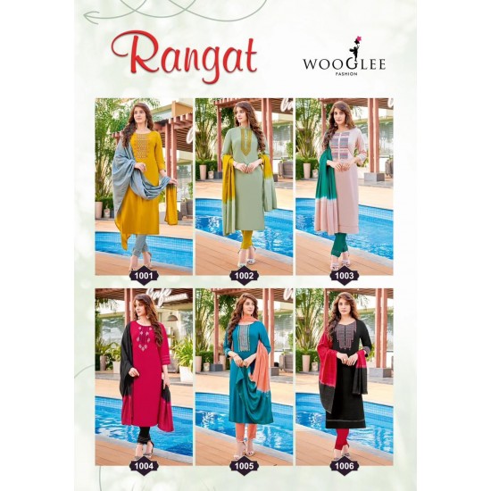 WOOGLEE KURTI RANGAT