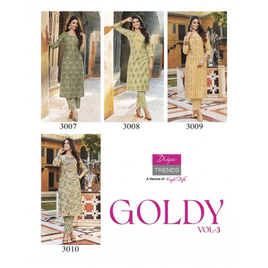 DIYA TRENDS GOLDY VOL-3