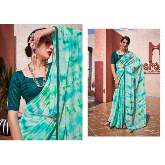 5D DESIGNER SAREES MARIE GOLD