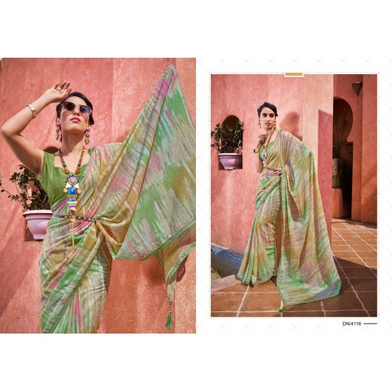 5D DESIGNER SAREES MARIE GOLD