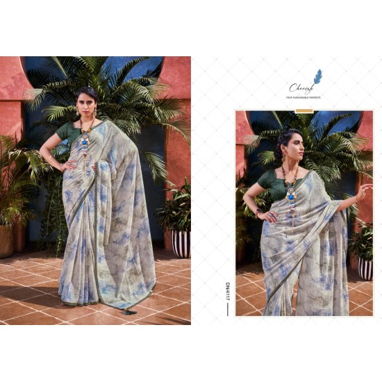 5D DESIGNER SAREES MARIE GOLD