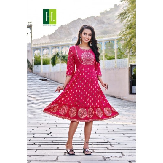 HIRWA KURTI KRYSTLE