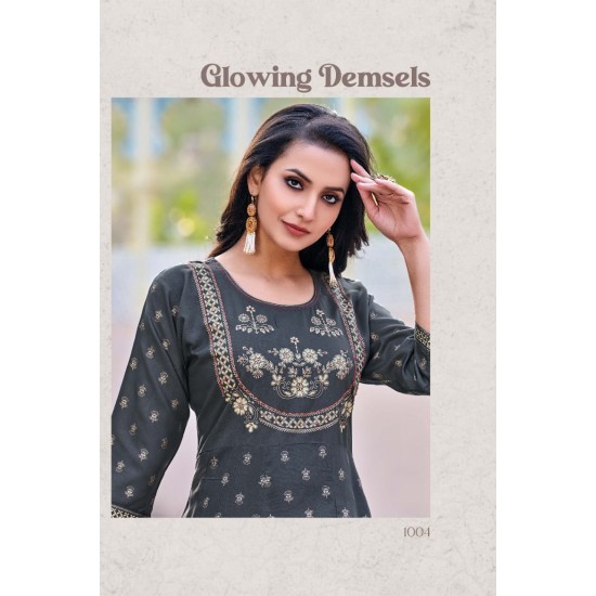 HIRWA KURTI KRYSTLE