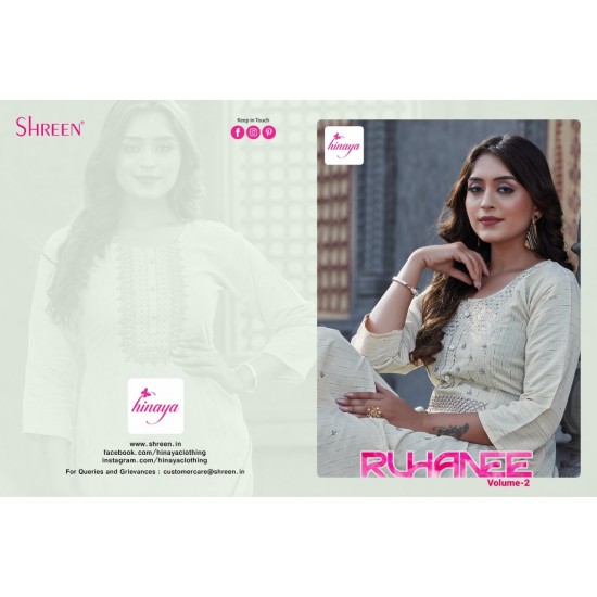 HINAYA KURTI RUHANEE VOL-2