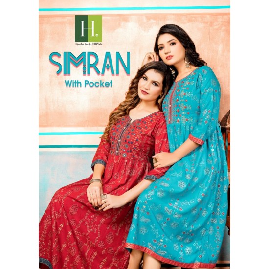 HIRWA KURTI SIMRAN