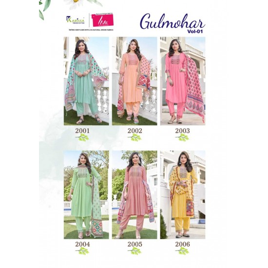 KARISSA KURTI GULMOHAR VOL-1