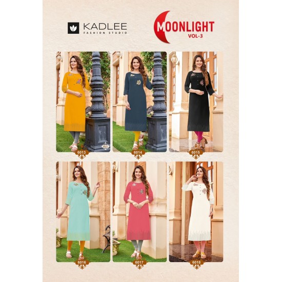 KADLEE KURTI MOONLIGHT VOL 3