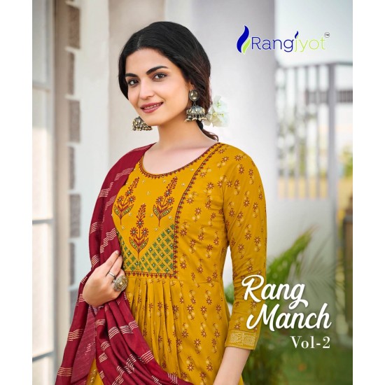 Rangjyot kurti RANGMANCH VOL-2