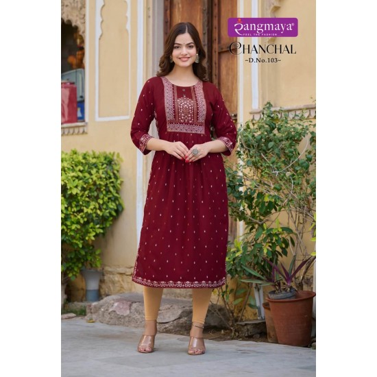 RANGMAYA KURTI CHANCHAL