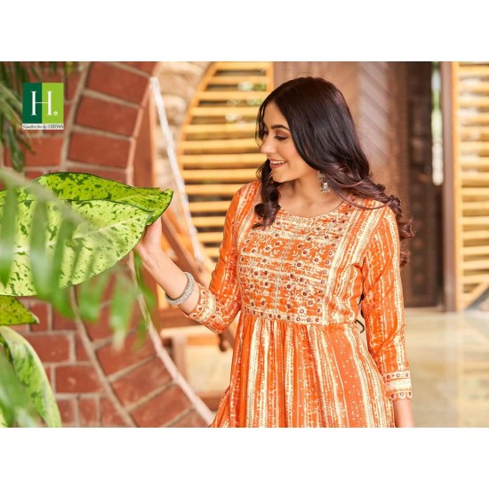 HIRWA KURTI SHIBORI VOL 2