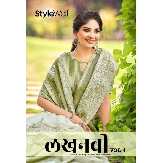 Stylewell sarees Lucknowi vol 4