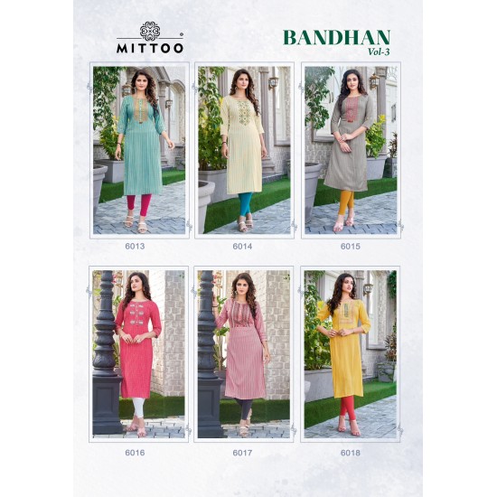 MITTOO KURTI BANDHAN VOL 3