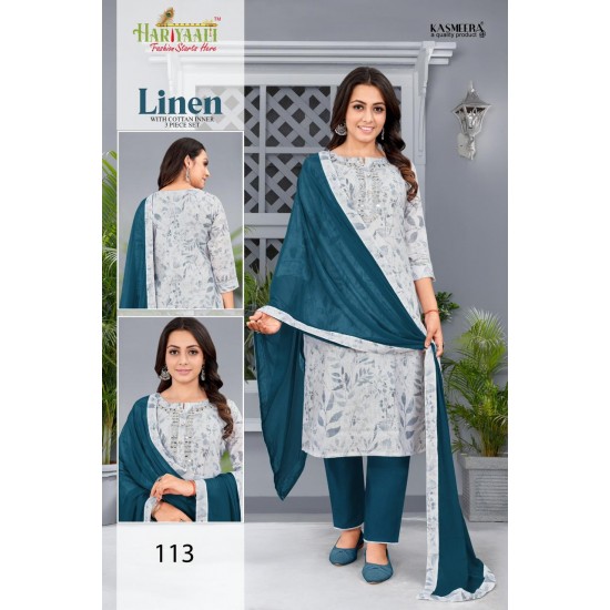 HARIYAALI KURTI LINEN