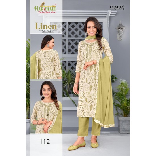 HARIYAALI KURTI LINEN