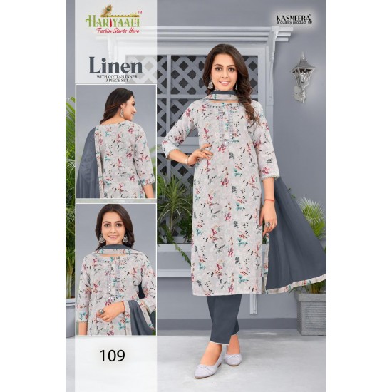 HARIYAALI KURTI LINEN