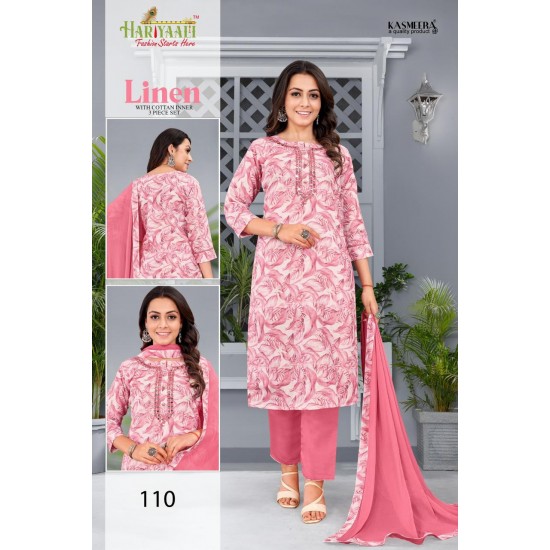 HARIYAALI KURTI LINEN