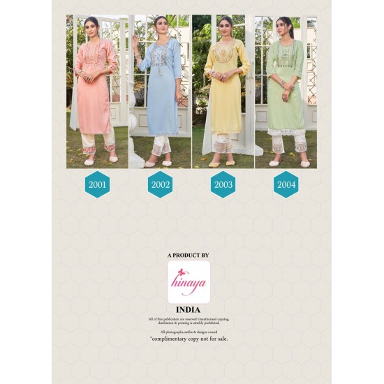 HINAYA KURTI SUMMER GIRL VOL-2