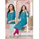 HIRWA KURTI AQUA VOL 5