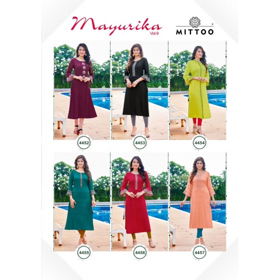 MITTOO KURTI Mayurika Vol 9