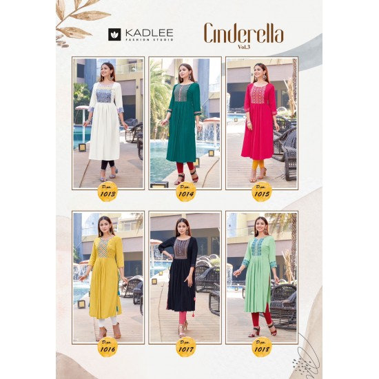 KADLEE KURTI Cinderella vol 3