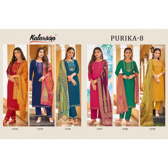 Kalaroop kurti PURIKA VOL 8