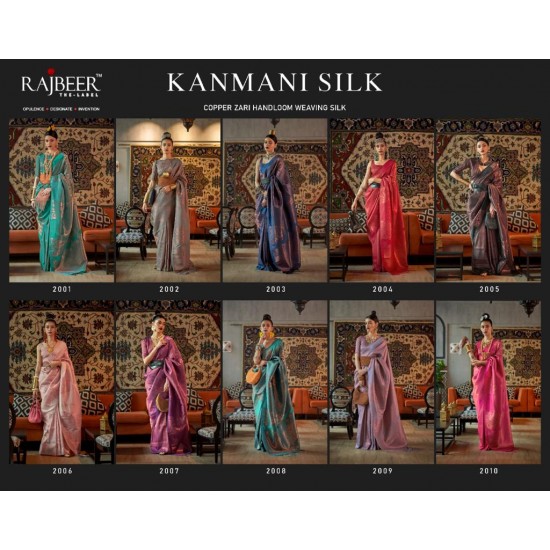 RAJBEER SAREES KANMANI SILK