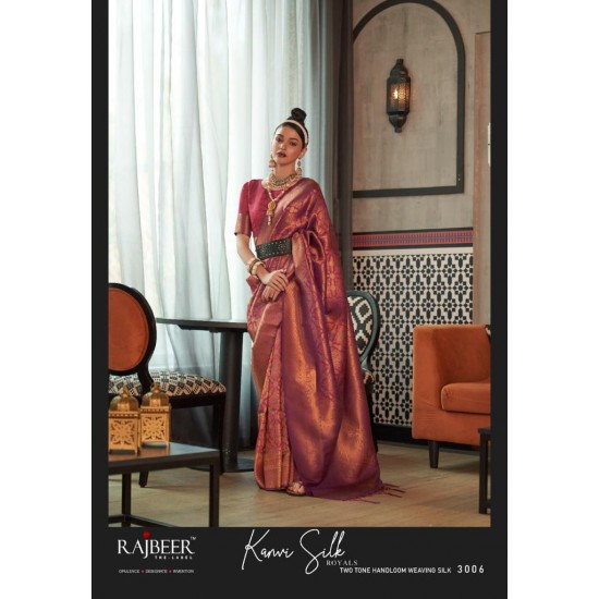 RAJBEER SAREES KANVI SILK ROYALS