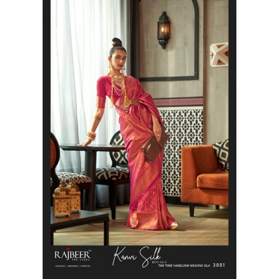 RAJBEER SAREES KANVI SILK ROYALS