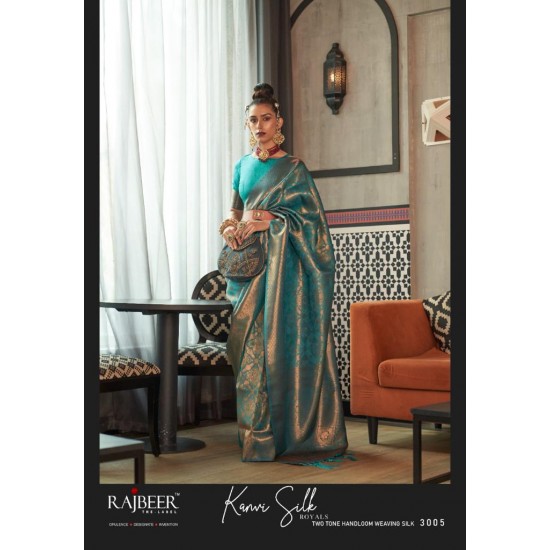 RAJBEER SAREES KANVI SILK ROYALS