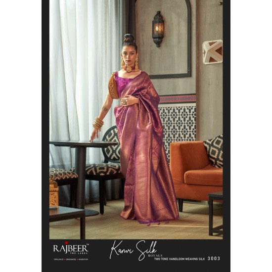 RAJBEER SAREES KANVI SILK ROYALS