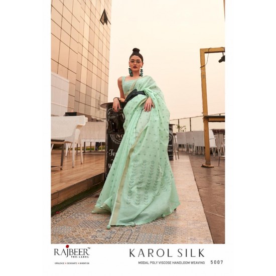 RAJBEER SAREES KAROL SILK