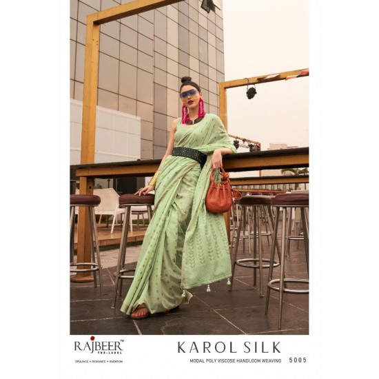 RAJBEER SAREES KAROL SILK