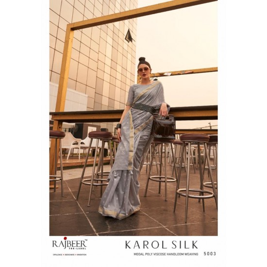 RAJBEER SAREES KAROL SILK