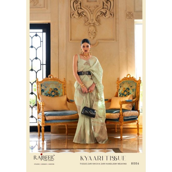 RAJBEER SAREES KYAARI TISSUE