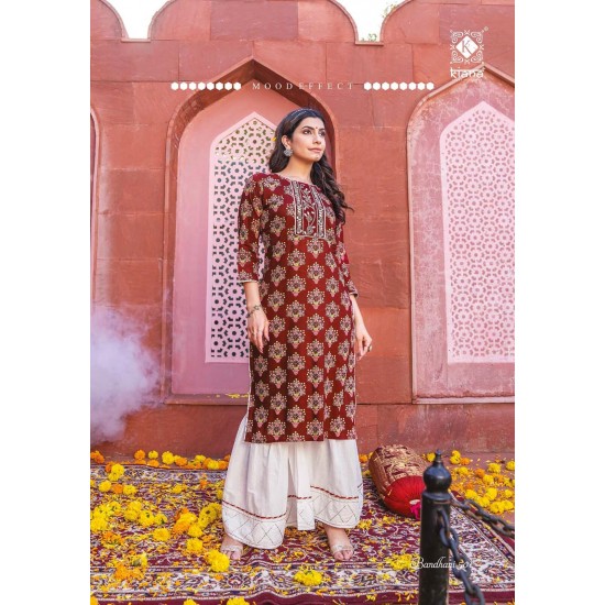 Kiana kurti Bandhani Vol 5