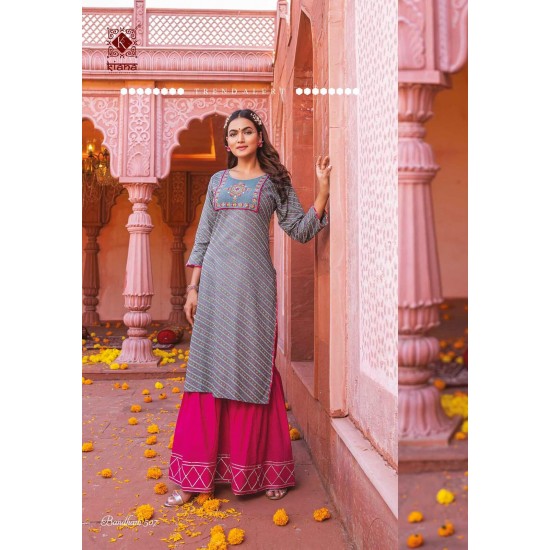 Kiana kurti Bandhani Vol 5