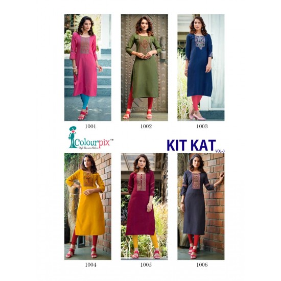 COLOURPIX KURTI Kit kat vol 3