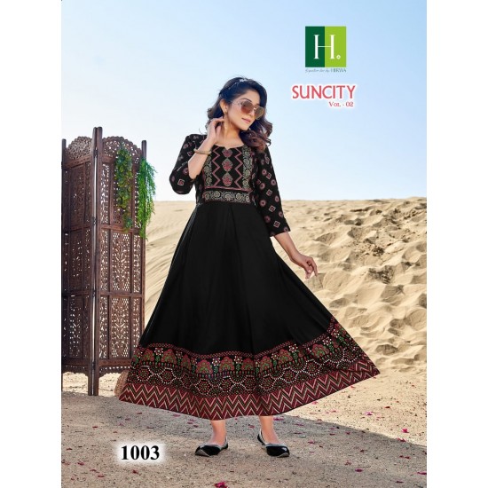 HIRWA KURTI Suncity vol 2