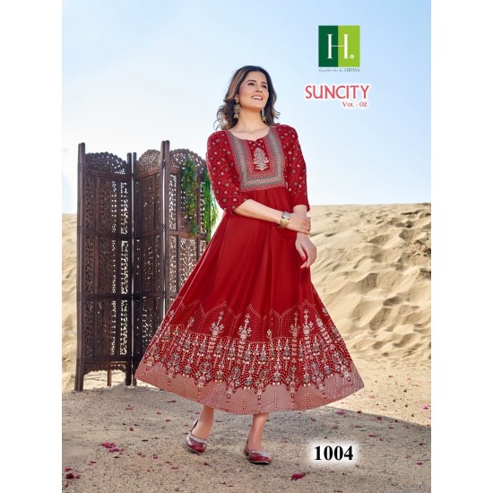 HIRWA KURTI Suncity vol 2