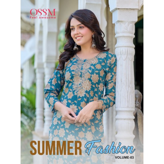 OSSM KURTI SUMMER FASHION Vol 03