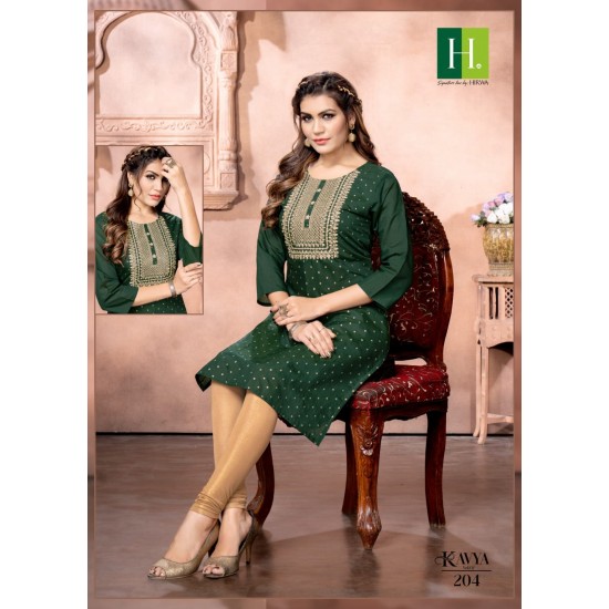 HIRWA KURTI KAVYA VOL 2