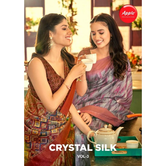 APPLE SAREES CRYSTAL SILK VOL 3