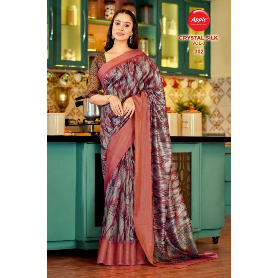 APPLE SAREES CRYSTAL SILK VOL 3