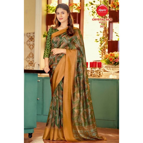 APPLE SAREES CRYSTAL SILK VOL 3