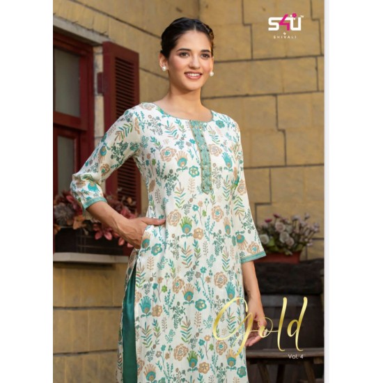 S4U KURTI GOLD