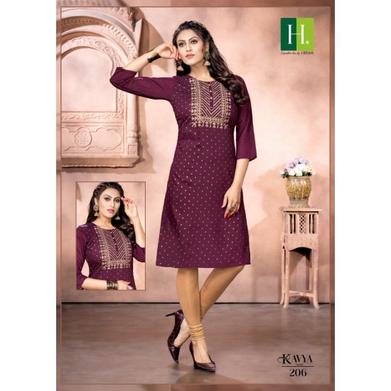 HIRWA KURTI KAVYA VOL 2