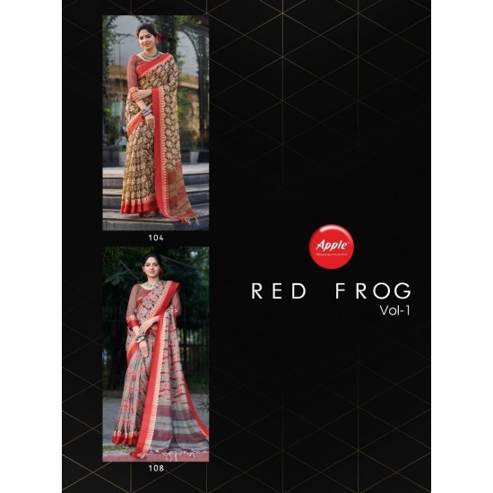 APPLE SAREES REDFROG