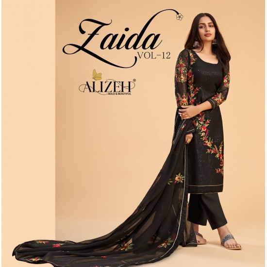 ALIZEH KURTI ZAIDA VOL 12