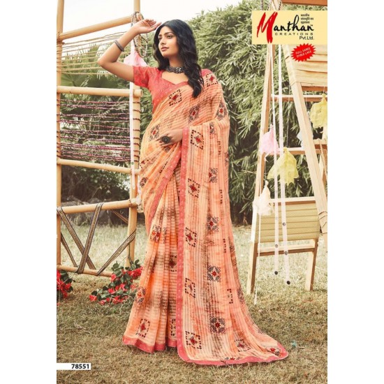 MANTHAN SAREES HARSHITHA